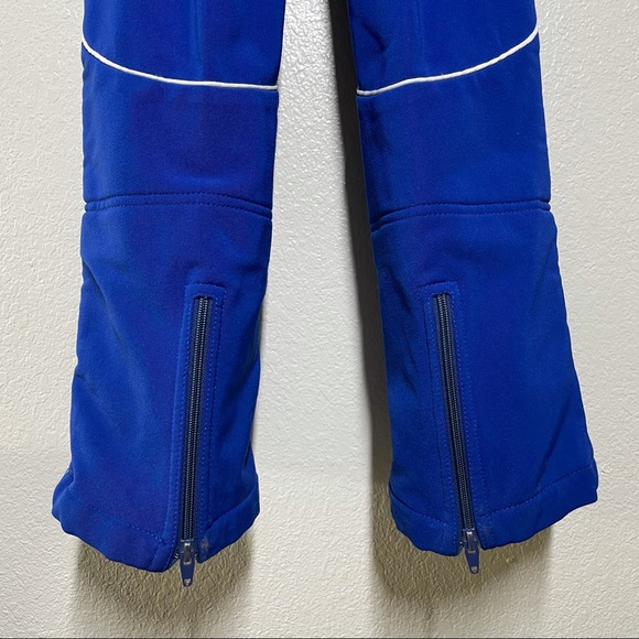 MAKE OFFER: Vintage Obermeyer Wool Blend Royal Blue Ski Overall Pants - Picture 8 of 9